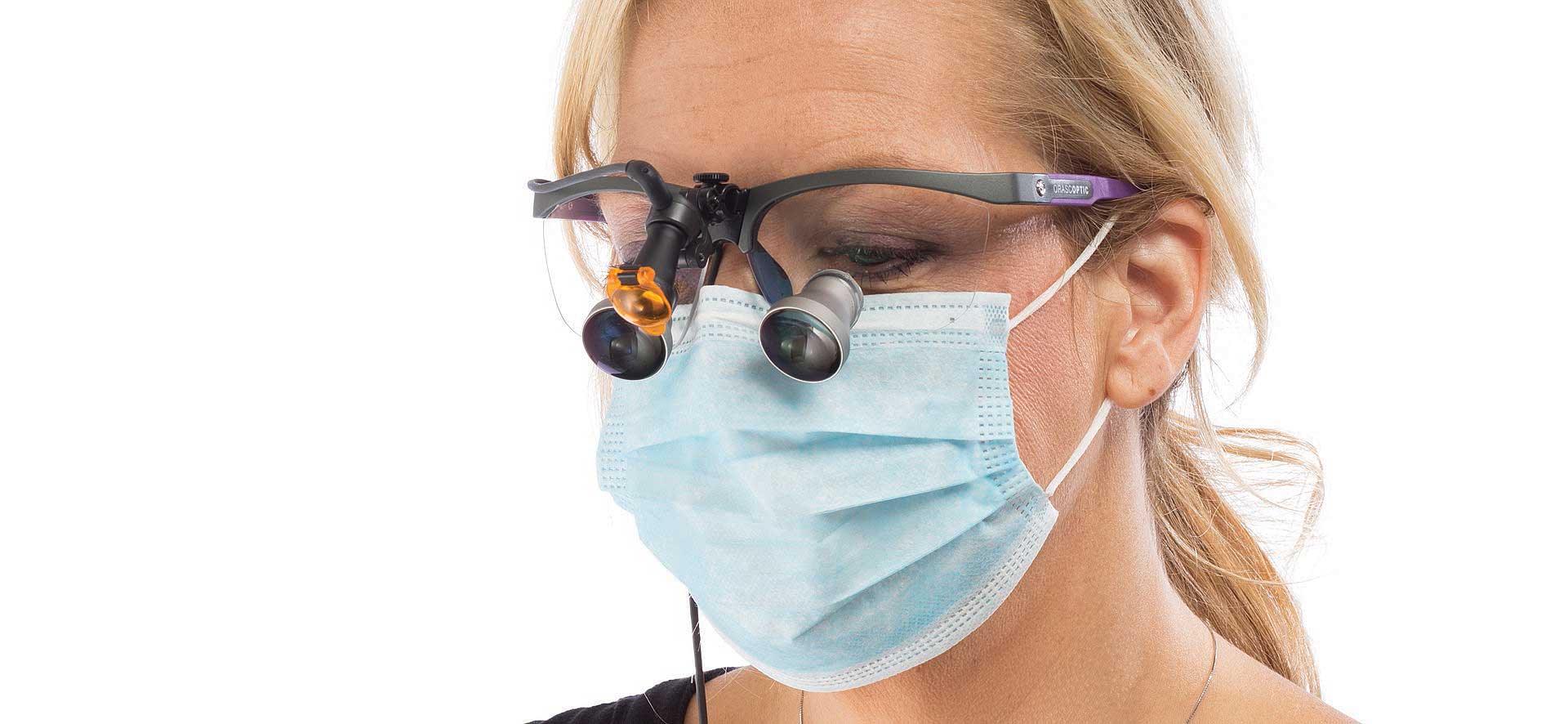 Orascoptic Loupes Designed By Hygienists For Hygienists   EliteEdge Purple 2.5 13 1 B 